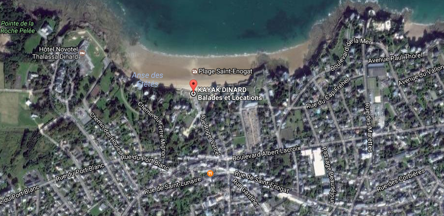LOCALISATION DES BALADES ET LOCATIONS DE KAYAKS